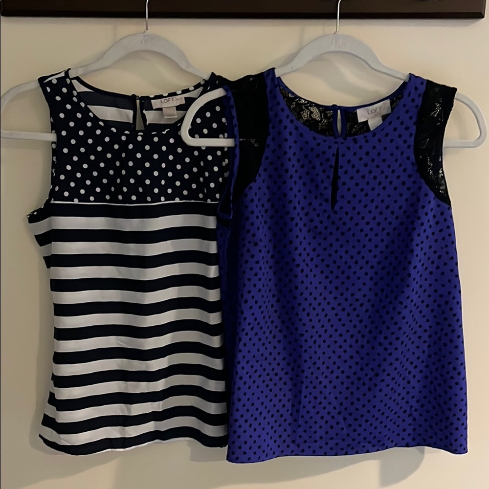Loft Women's Polka Dot and Striped Tops